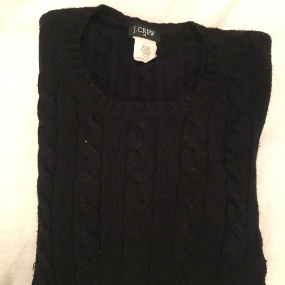 Jcrew cableknit crewneck sweater